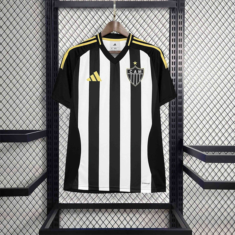 CAMISOLA DO ATLETICO MINEIRO 25/26 PRETO E BRANCO