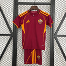 KIT INFANTIL DO ROMA 25/26 VERMELHO