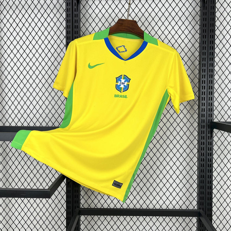 CAMISOLA DA SELEÇÃO DO BRASIL 25/26 AMARELO