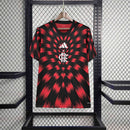CAMISOLA DO FLAMENGO 25/26 VERMELHO E PRETO TREINO