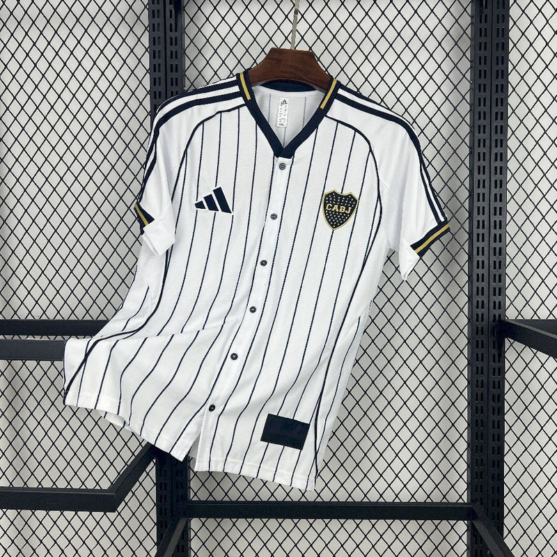 CAMISOLA DE BASEBOL DO BOCA JUNIORS 25/26 BRANCO